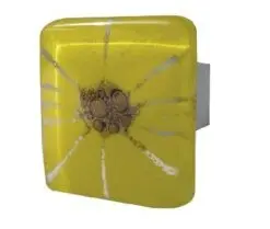 Frelan - GA440YF Cristallo Square Glass Cabinet Knob