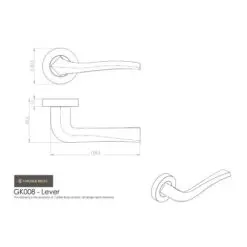 Carlisle Brass Sines Door Pack Satin Nickel/Polished Chrome GK008SNCP/INTB
