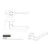 Carlisle Brass GK009SN/INTB Tavira Latch Pack Satin Nickel