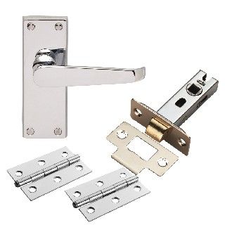 CARLISLE BRASS - GK2002CP-INTB CONTRACT VICTORIAN STRAIGHT LATCH PACK