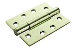CARLISLE BRASS - H3N1207-14PVD CE14 100 X 75 X 3MM CONCEALED BEARING TRIPLE KNUCKLE HINGE - SQUARE