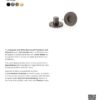 Alexander And Wilks Thumbtun & Release Hammered On 50X6Mm Rose Matt Black AW793BL