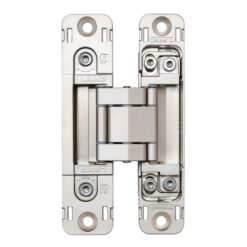 SUGASTSUNE HES3D-H120-36 3-Way Adjustable Concealed Hinge Centre Door Mortise Black