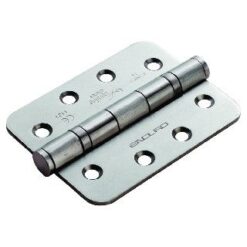 CARLISLE BRASS - HIN1433P-13SSS-R EUROSPEC 102 X 76 X 3MM RADIUS BALL BEARING HINGE - GRADE 13