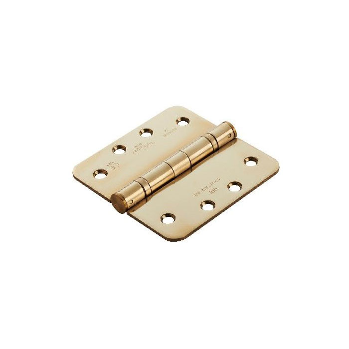 CARLISLE BRASS - HIN1443-14PVD-R CE14 4 X 4 X 3 BALL BEARING 5 KNUCKLE HINGE ( RADIUS )