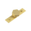 Nile Cupboard Knobs 40mm Plain Satin Brass