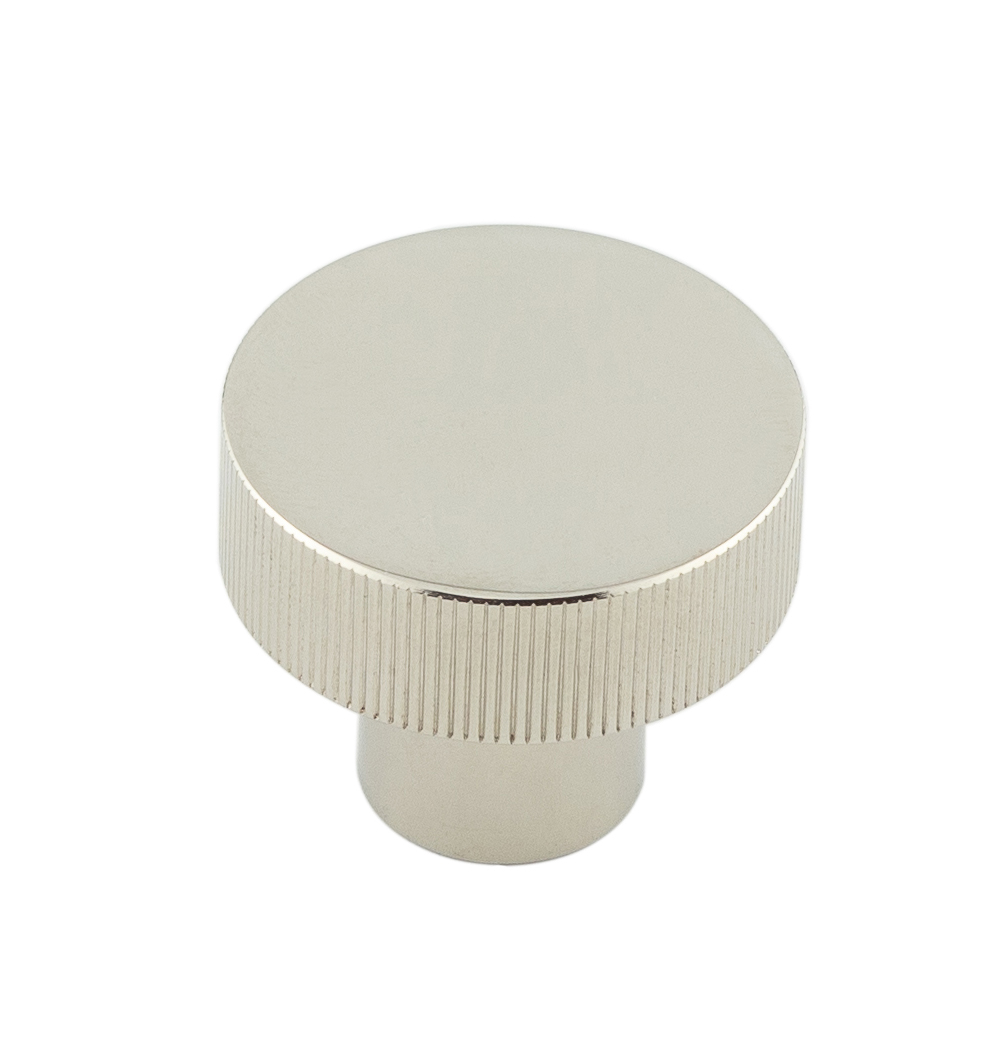 Thaxted PN 30mm Line Knurled Cupboard Knob