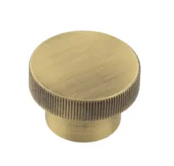 Thaxted AB 40mm Line Knurled Cupboard Knob