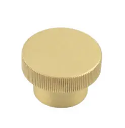 Thaxted SB 40mm Line Knurled Cupboard Knob