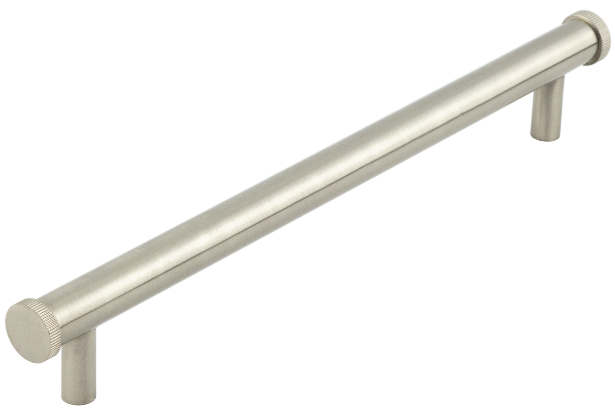 Thaxted SN 224mm Line Knurled End Caps Cabinet handles