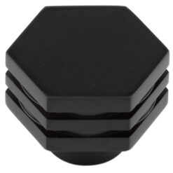 Nile MB 30mm Hex Cupboard Knob With Step Details