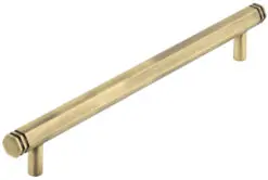 Nile AB 224mm Hex Cabinet Handle With End Step Detail
