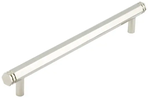 Nile PN 224mm Hex Cabinet Handle With End Step Detail