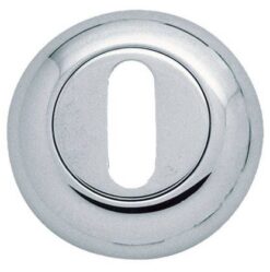 Frelan Hardware Standard Profile Bevelled Escutcheon, Polished Chrome