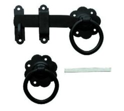 CARLISLE BRASS - IRGBLK-BP RING GATE CATCH