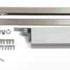 Rutland TS.11204 Door Closer EN 2-4 Concealed Cam Action Door Closer c/w Micro Rail & Connector Bar Silver
