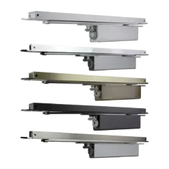 Rutland TS.11204 Door Closer EN 2-4 Concealed Cam Action Door Closer c/w SA Connector Bar Black