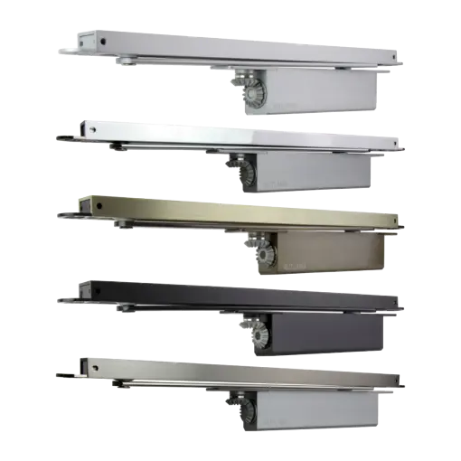Rutland TS.11204 Door Closer EN 2-4 Concealed Cam Action Door Closer c/w SA Connector Bar Black