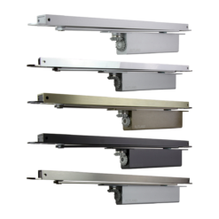 Rutland TS.11204 Door Closer EN 2-4 Concealed Cam Action Door Closer c/w SA Connector Bar Silver