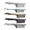 Rutland TS.11204 Door Closer EN 2-4 Concealed Cam Action Door Closer c/w Micro Rail & Connector Bar Silver
