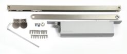 Rutland TS.11204 Door Closer EN 2-4 Concealed Cam Action Door Closer c/w SA Connector Bar Silver