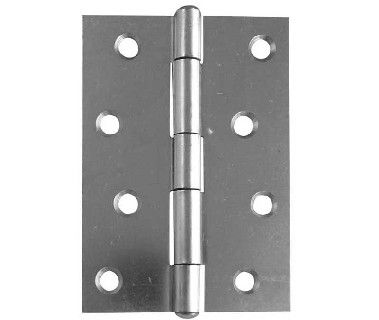 Frelan - J1838-FZP 102X76MM Steel Butt Hinge