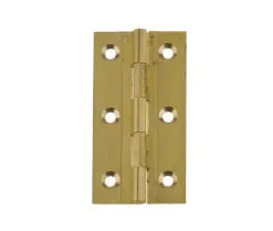 76x42x1.5mm solid drawn brass hinge