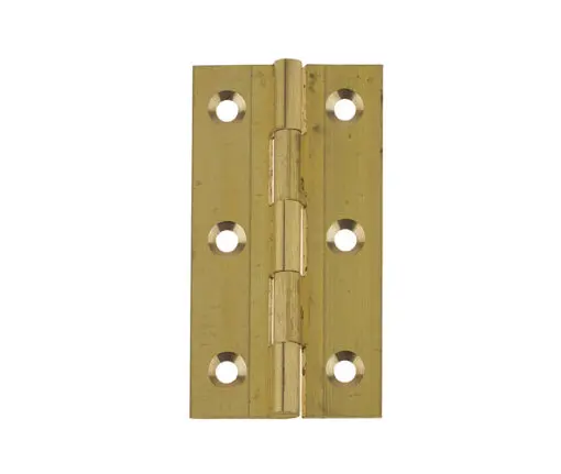 76x42x1.5mm solid drawn brass hinge