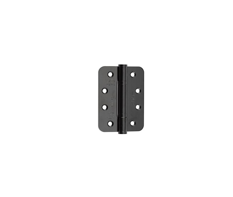 102x76x3mm Matt black Radius PBH 3 knuckle hinge Pack of 3