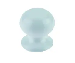 38mm White Cupboard Knob