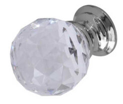 40mm PC Faceted ball knob