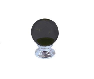 Frelan - JH1206-35PC 35MM Black Plain Glass Cupboard Knob