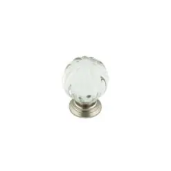 25mm SN Pumpkin Ball Cupboard Knob