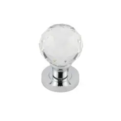 PC Faceted Mortice Knob