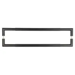 MB Mitred linear knurled Pull handle 600x25mm B/B 316g PVD