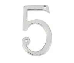 Frelan - JNPC-5 75MM Screw Fix Numerals Polished Chrome