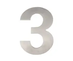 150mm SSS numeral 3