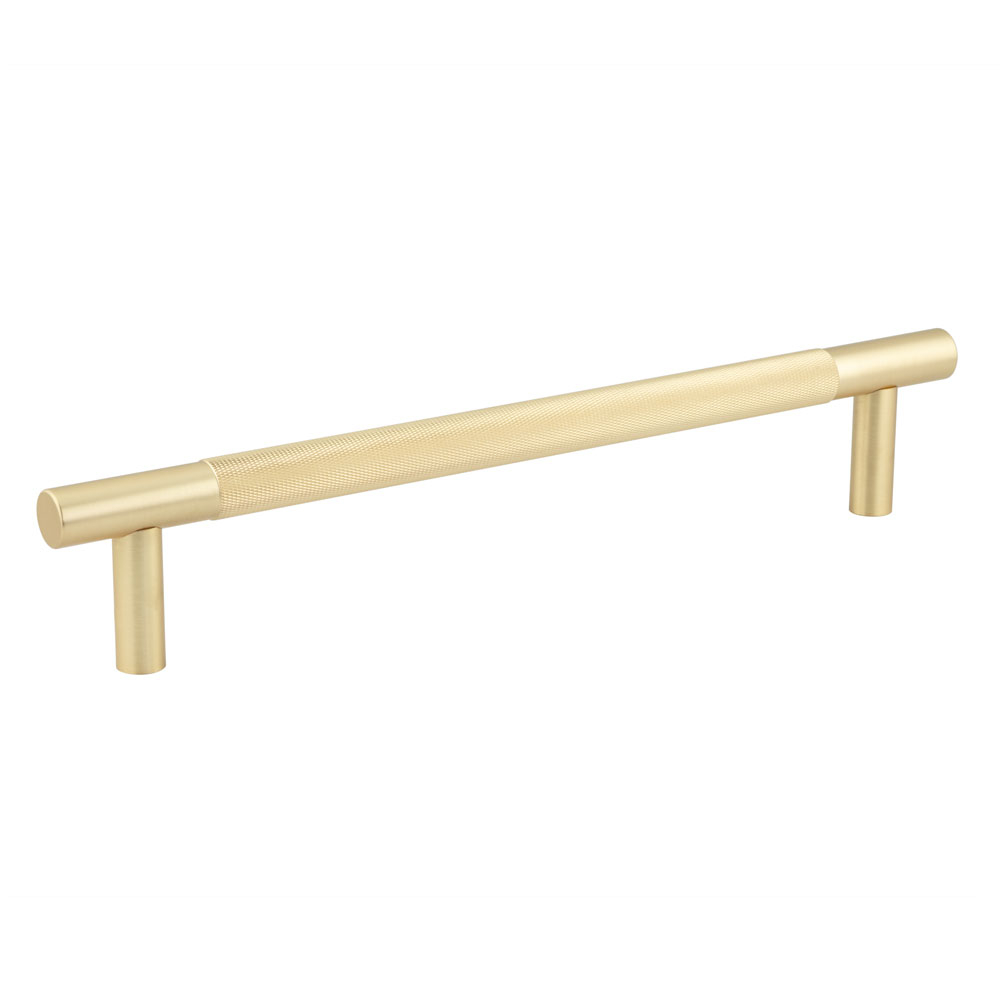 Bari Pull Handles 300mm Satin Brass Face Fix