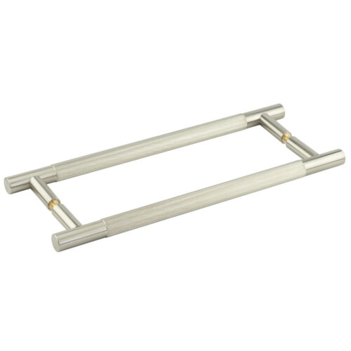 Bari Pull Handles 300mm Satin Nickel Back to Back