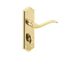 168x47mm PVD Paris bathroom lever