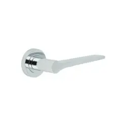 Geo Door Handles in Polished Chrome