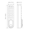 CODELOCKS KL1000 G3 Electronic Kitlock Cabinet Lock Silver Left Hand