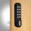 CODELOCKS KL1000 Plus Lock Black c/w Plastic Slam Latch