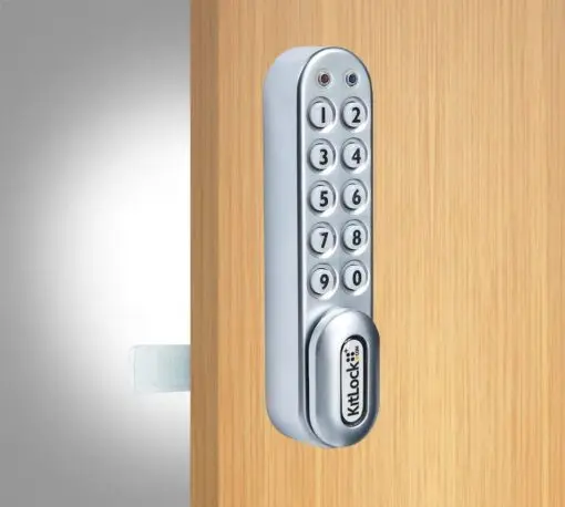 CODELOCKS KL1000 Plus Electronic Kitlock Cabinet Lock Silver Grey