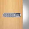 CODELOCKS KL1000 Classic Electronic Kitlock Cabinet Lock Silver Grey Left Hand