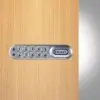 CODELOCKS KL1000 Classic Electronic Kitlock Cabinet Lock Silver Grey Left Hand