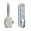 CODELOCKS KL1000 Classic Lock Silver Grey c/w Plastic Slam Latch