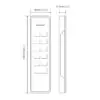 CODELOCKS Electronic Kitlock KL1100 Keypad Front Plate and Latch Metallic Silver