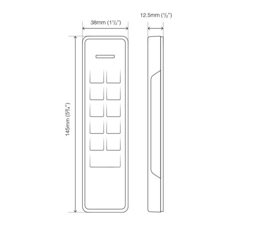 CODELOCKS Electronic Kitlock KL1100 RFID Cabinet Lock Front Plate & Latch Metallic Silver