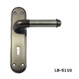 LB-5110Black/Nickel Lever on Back Plate